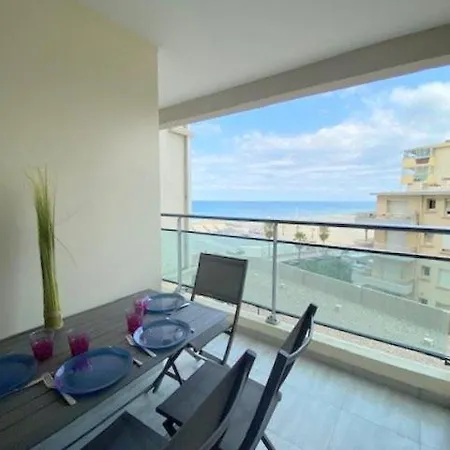 T2 Pour 4 Personnes Terrasse Vue Mer, Ascenseur - 4casi402 Charming One Bedroom Apartamento *